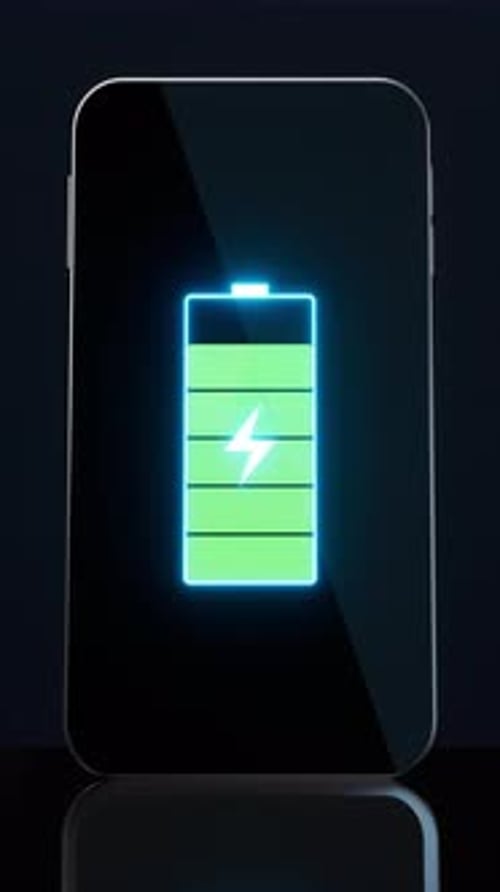 Mobile phone charging loop video