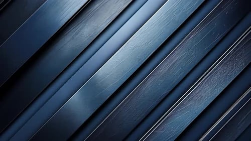 Abstract diagonal dark blue metal stripes