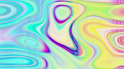 Abstract Psychedelic Liquid Flow Motion Background
