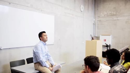 Education, High School, University, Learning and People Concept - Group of International