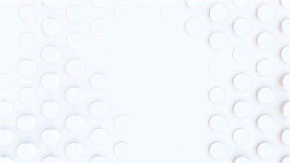 Appearing White Circles Animation Background in a Seamless Loop ...