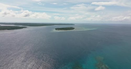 Seascape with Sea and Island
