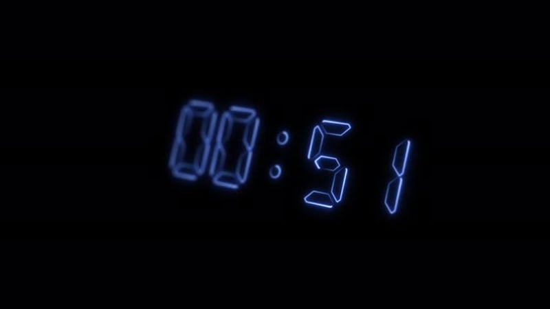 Five Minute Digital Countdown Flip Clock Timer, Motion Graphics ft. 5 ...