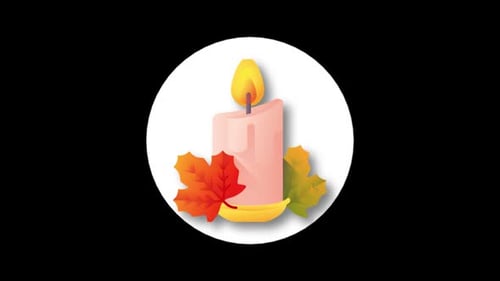 Animation Candle Icon