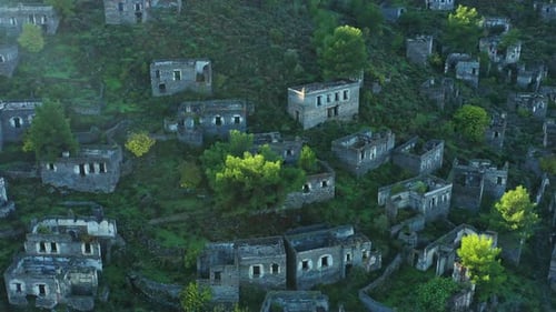 Old Ruins of Abandoned Greek Village Kayakoy