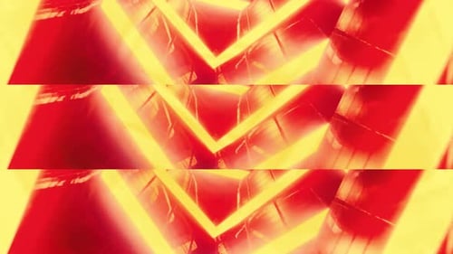 Efecto túnel de partículas brillantes
