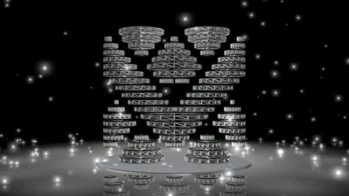 Abstract 3D Geometric Structure Animation for Corporate Projects