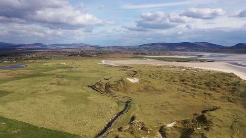 Amazing Dunes at Sheskinmore Bay Between Ardara and Portnoo in Donegal Ireland