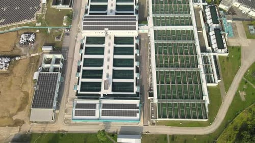 wastewater cleaning factory