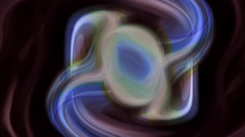 Abstract Swirling Colorful Fluid Light Effects Background Loop