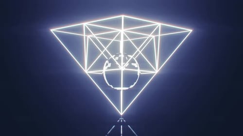 Abstract Neon Background 4K