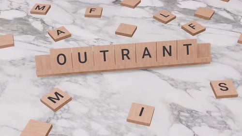 OUTRANT word on scrabble