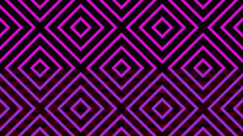 Pink On Black Abstract Square Patterns Background Vj Loop Animation In HD