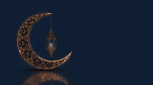 Ramadan Crescent and Lantern 13