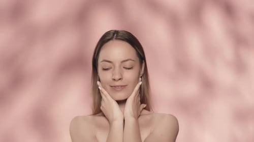 Woman Posing and Smiling in a Close Up Shot
