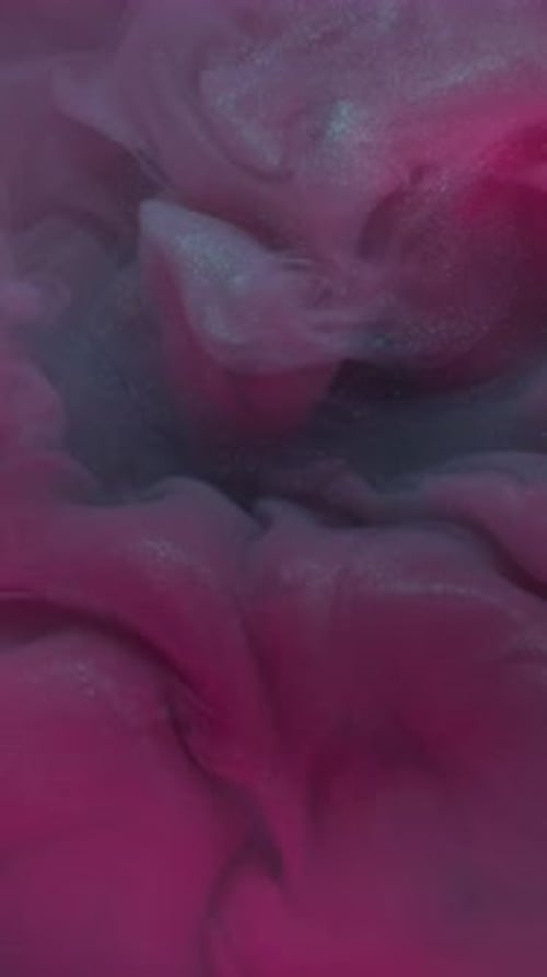 Swirling Pink and Gray Abstract Background