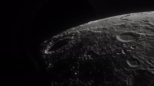 Mond im Weltraum