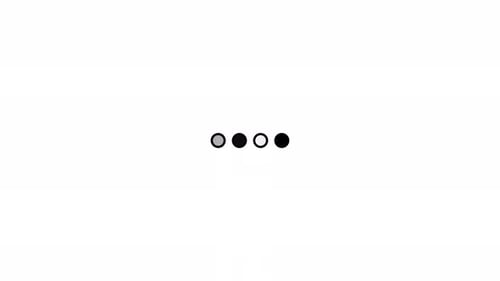 animated loading bar with many dots on white background, loading bar progress icon with dots