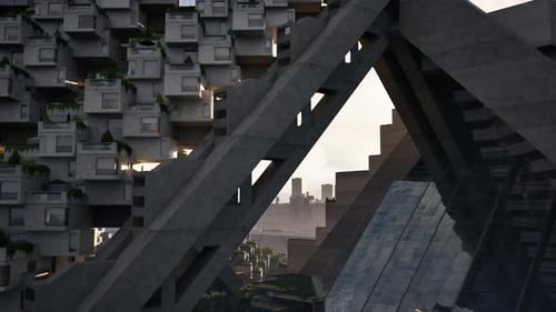 Un rascacielos con una multitud de ventanas que se extienden hacia el cielo