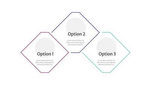 Minimalist Corporate Infographic Options Display