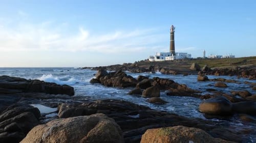 Lighthouse in the cost