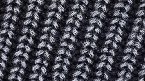 Pattern Fabric Made Of Wool - close up