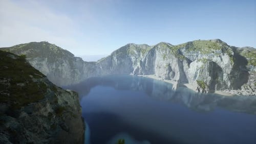 Vista del mar y la costa
