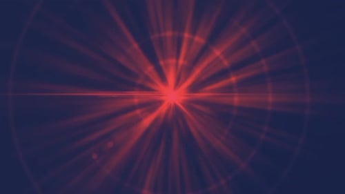 Animationsschleife mit roten verschwommenen Lichtern