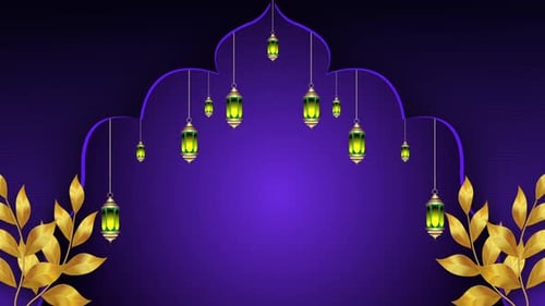 Ramadan Islamic Background Loop Animation