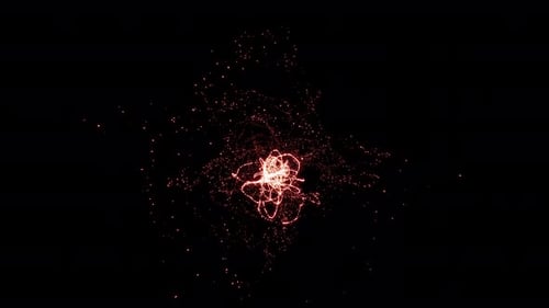 Inferno Magic Particles Background