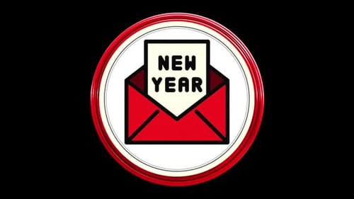 New Year Icon Animation