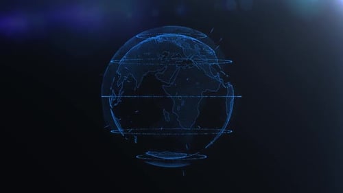 world map point and line composition concept of global business
