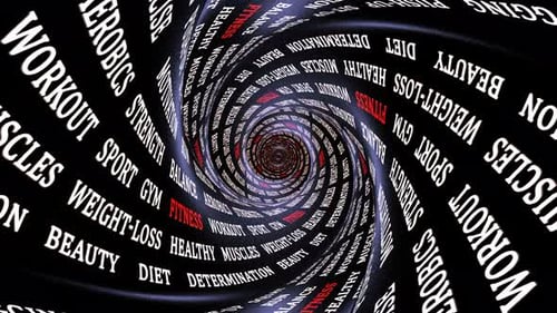 FITNESS Keywords on the Tunnel Walls, Background, Loop