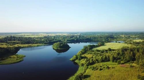 Nature Of Lake Bolshoye Ostrovlyanskoye 05