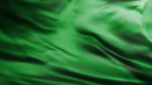 Seamless Green Fluid Wave Background Loop