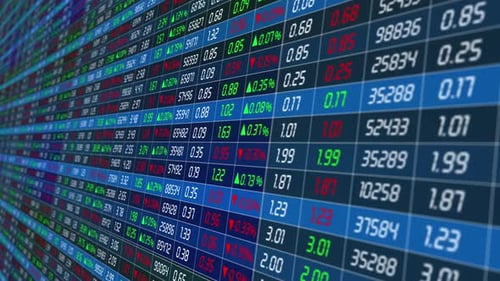 Financial Stock Investment Market Dynamic Curve Background