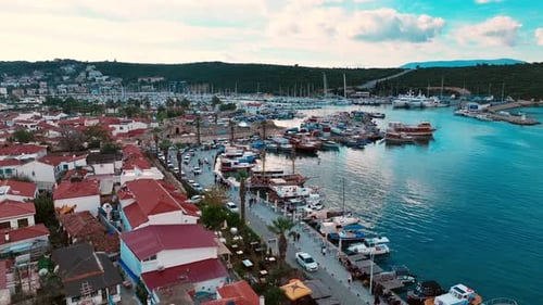 Izmir Sığacık, Drohnenansicht