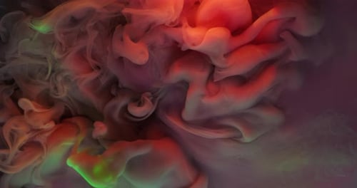 Underwater Paint Drop Dye Fog Mist Cloud Smoke Art