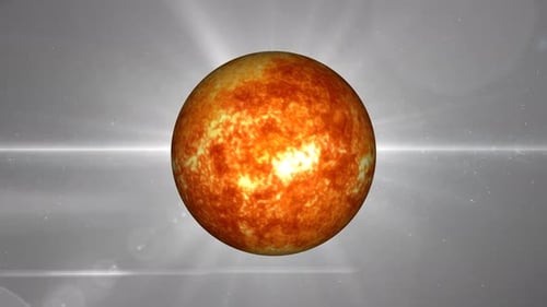 Sun planet animation. 2496