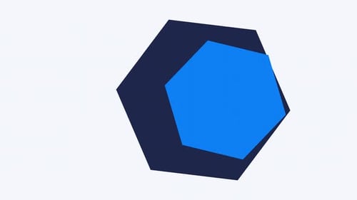 Hexagon transition background
