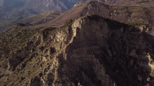 Vue aérienne du mont Provo à Rock Canyon, Utah, États-Unis