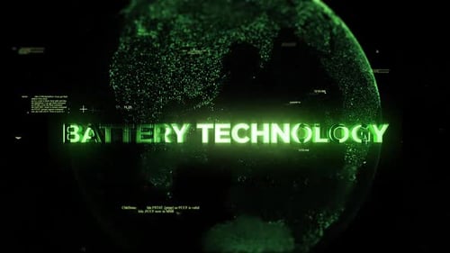 Futuristic Digital Title Reveal with Green Neon Glow