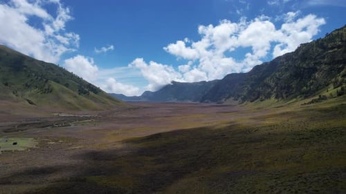 Valley on Mount Bromo