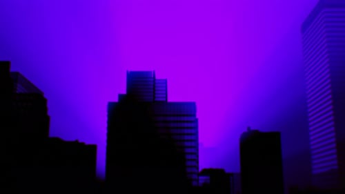 Neon City Nights 80s Style