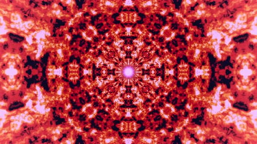 Leuchtend rotes Kaleidoskopmuster