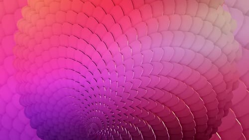 Fundo giratório geométrico animado