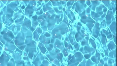 Seamless Blue Water Shimmering Light Patterns Background