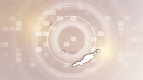 Animated Outline Reveal with Digital Grid Background