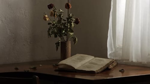 A look into an abandoned study corner