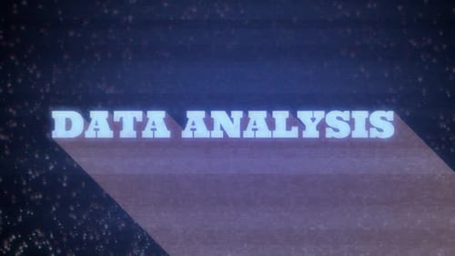 Glitch Text Reveal for Data Analysis